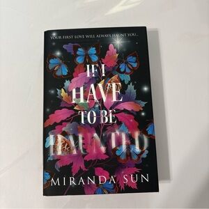 FairyLoot If I Have To Be Haunted Miranda Sun 2023 Sprayed Edges YA Fantasy